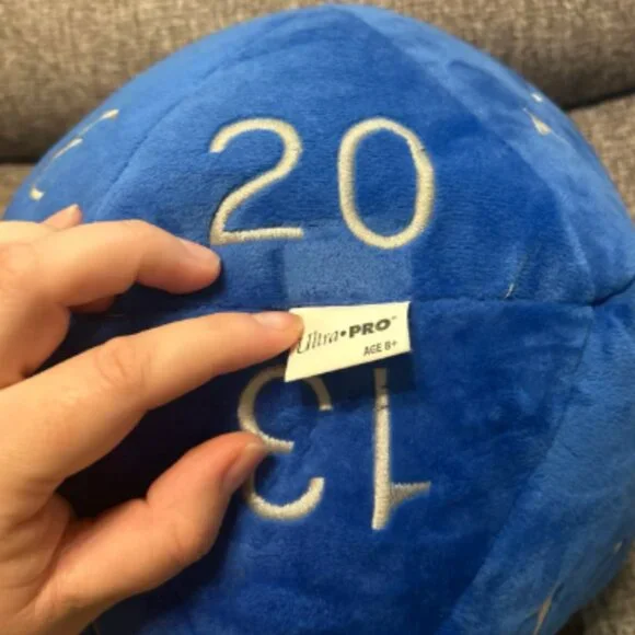 Ultra Pro Plush d20 20 Sided Die Dice 12” - Picture 2 of 3